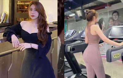 Diệu Linh 2k2 Ngày Đi Tập Gym Tối Banh Háng Cho Bố Đường Xả Tinh